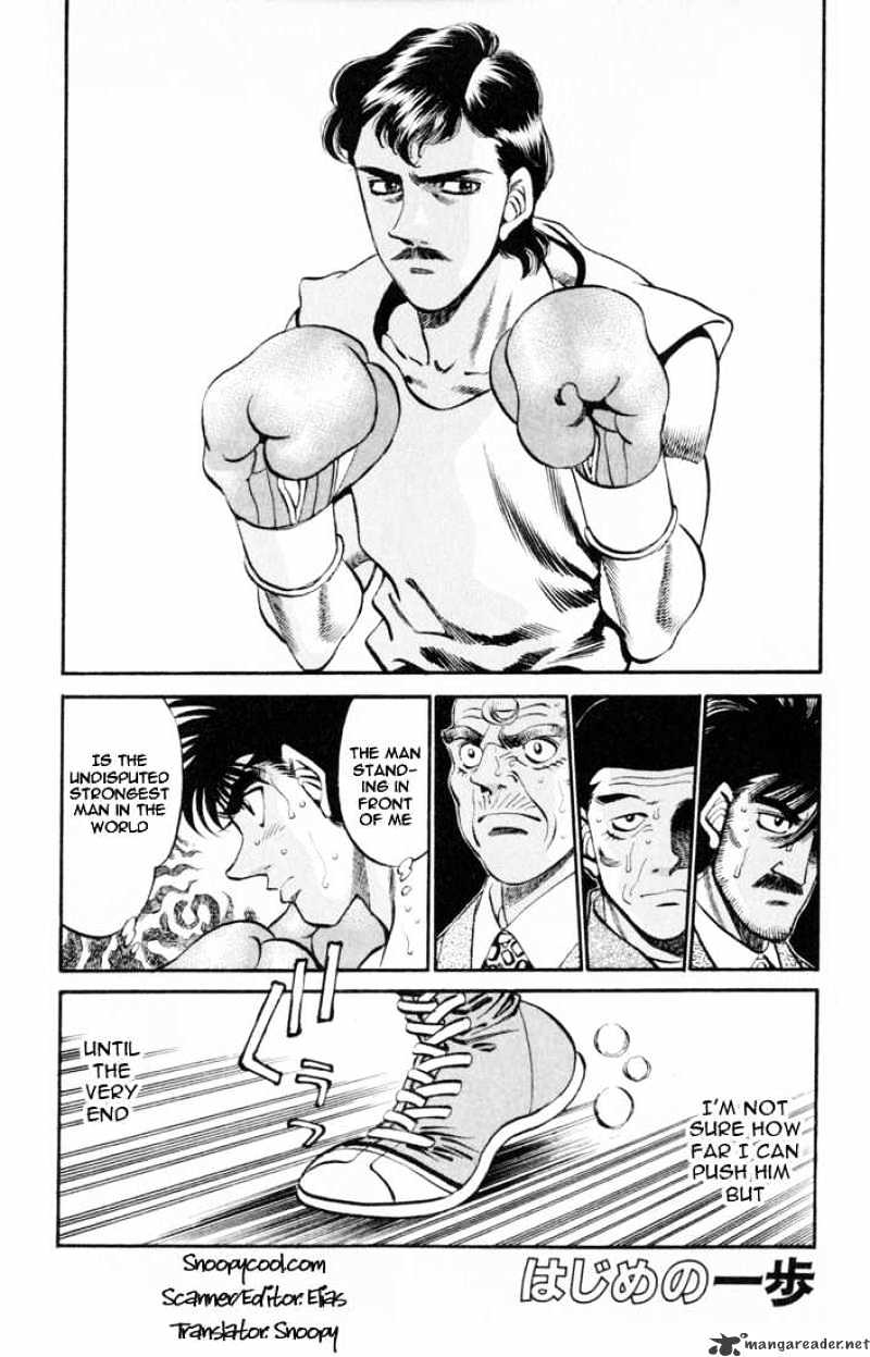 Hajime no Ippo: Fighting Spirit, Chapter 328 image 01